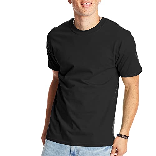 Hanes Mens Beefyt T-Shirt, Heavyweight Cotton Crewneck Tee, 1 Or 2 Pack, Available In Tall Sizes