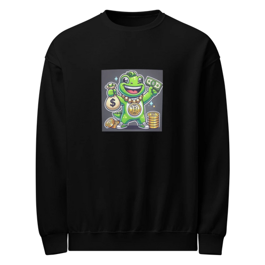 Bitcoin Chain Money Monster Crew Neck Sweater